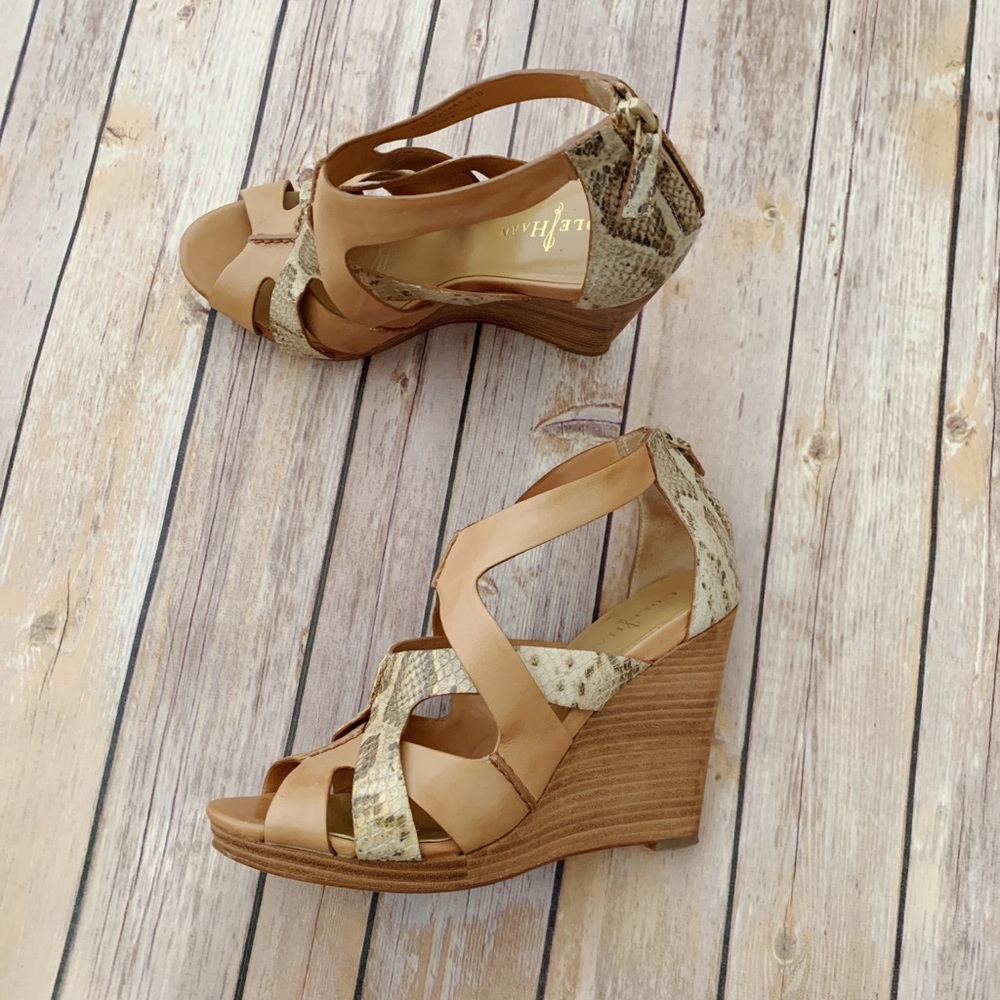 Cole Haan | Snake skin Wedges sandals